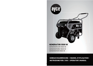 Bedienungsanleitung AYCE PDS 5500 Generator