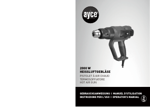 Manual AYCE PLD2372 Heat Gun