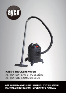 Manual AYCE MWW305-20L-1250WA Vacuum Cleaner
