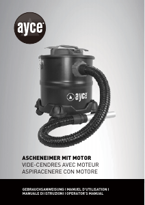 Mode d’emploi AYCE MWA302B-18L-800W Aspirateur