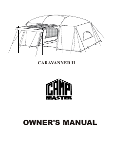 Handleiding Camp Master Caravanner II Tent