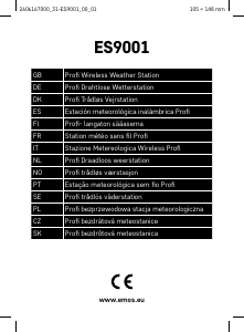 Handleiding EMOS ES9001 Weerstation