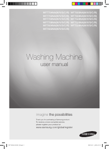 Manual Samsung WF7600NAW Washing Machine