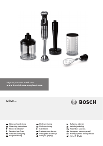 Посібник Bosch MSM87165 Ручний блендер