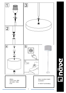 Instrukcja Näve New York Lampa