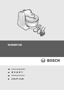 Panduan Bosch MUM48R1GB Mixer Duduk