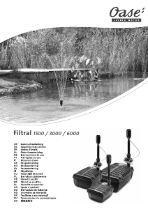 Manual de uso Oase Filtral 6000 Bomba de la fuente