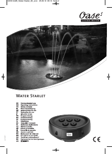 说明书 Oase Water Starlet 喷泉泵