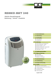 Bedienungsanleitung Remko MKT 240 Klimagerät