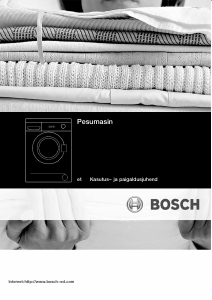 Kasutusjuhend Bosch WAA24165NN Pesumasin