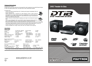 Panduan Polytron DTIB3300 Pemutar DVD