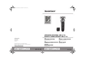 Manual SilverCrest SRR 3.7 C5 Máquina barbear