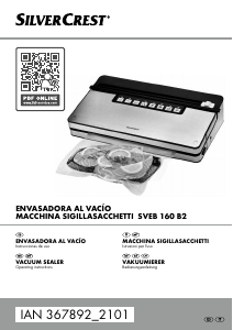 Manual de uso SilverCrest IAN 367892 Sellador de vacío