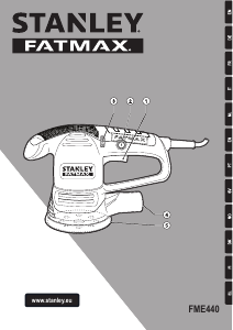 Manual Stanley FME440K Lixadeira excêntrica