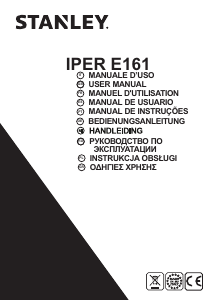 Manual de uso Stanley IPER E161 Maquina de soldar