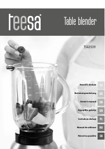 Instrukcja Teesa TSA3539 Blender