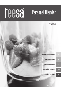 Manual Teesa TSA3535 Blender