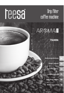 Manual Teesa TSA4006 Coffee Machine