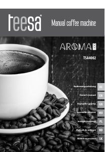 Manual Teesa TSA4002W Cafetieră