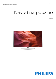 Návod Philips 32PFK5500 LED televízor