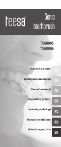 Εγχειρίδιο Teesa TSA8005 Ηλεκτρική οδοντόβουρτσα