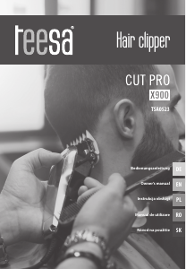 Manual Teesa TSA0523 Hair Clipper