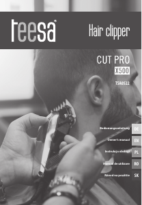 Manual Teesa TSA0522 Hair Clipper