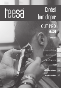 Manual Teesa TSA0527 Hair Clipper