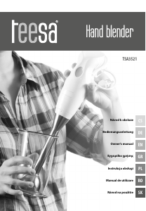 Manual Teesa TSA3521 Hand Blender