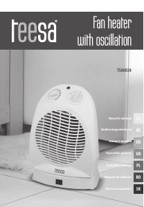 Manual Teesa TSA8038 Heater