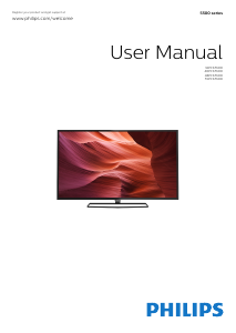 Manual Philips 32PFK5500 LED Television