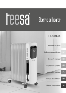 Manual Teesa TSA8034 Heater