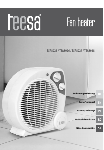 Manual Teesa TSA8025 Heater