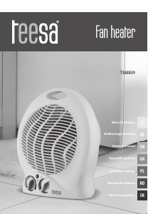 Manual Teesa TSA8039 Heater