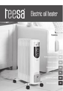 Manual Teesa TSA8036 Radiator