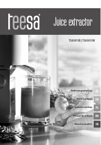 Manual Teesa TSA3015B Juicer