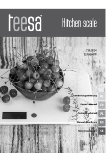 Manual Teesa TSA0804 Kitchen Scale