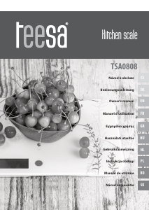 Manual Teesa TSA0808 Kitchen Scale