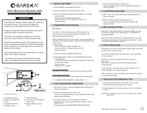Handleiding Barska AX11556 Kluis