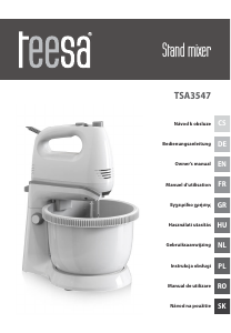 Handleiding Teesa TSA3547 Standmixer