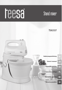 Manual Teesa TSA3537 Mixer cu vas