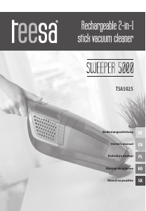 Manual Teesa TSA5025 Vacuum Cleaner