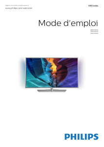 Mode d’emploi Philips 40PFH6510 Téléviseur LED