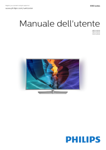 Manuale Philips 40PFH6510 LED televisore