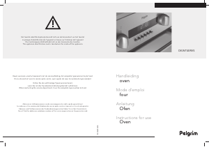Handleiding Pelgrim OKW740RVS Oven