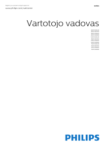 Vadovas Philips 40PFK6550 LED televizorius