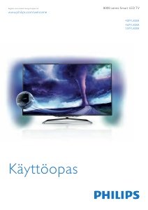 Käyttöohje Philips 40PFL8008 LED-televisio