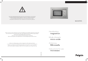 Manual Pelgrim MAG527RVS Microwave