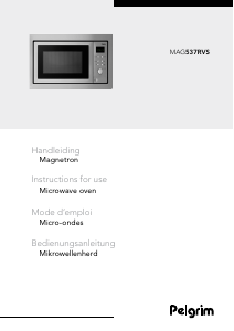 Manual Pelgrim MAG537RVS Microwave