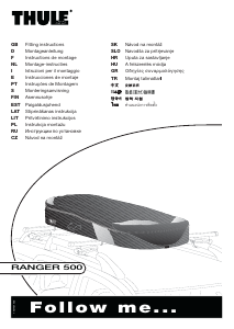 Vadovas Thule 6035 Ranger 500 Stogo dėžė